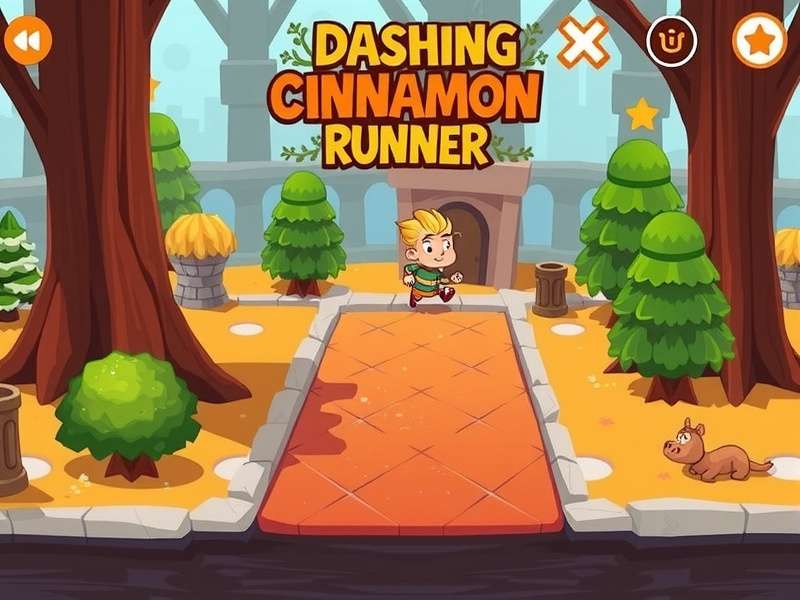 Dashing Cinnamon Runner gameplay screenshot